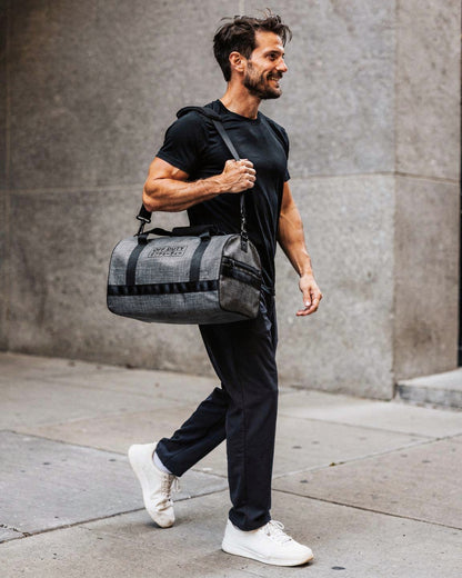 Off Duty Day Trip Gym Bag, leaving the gym