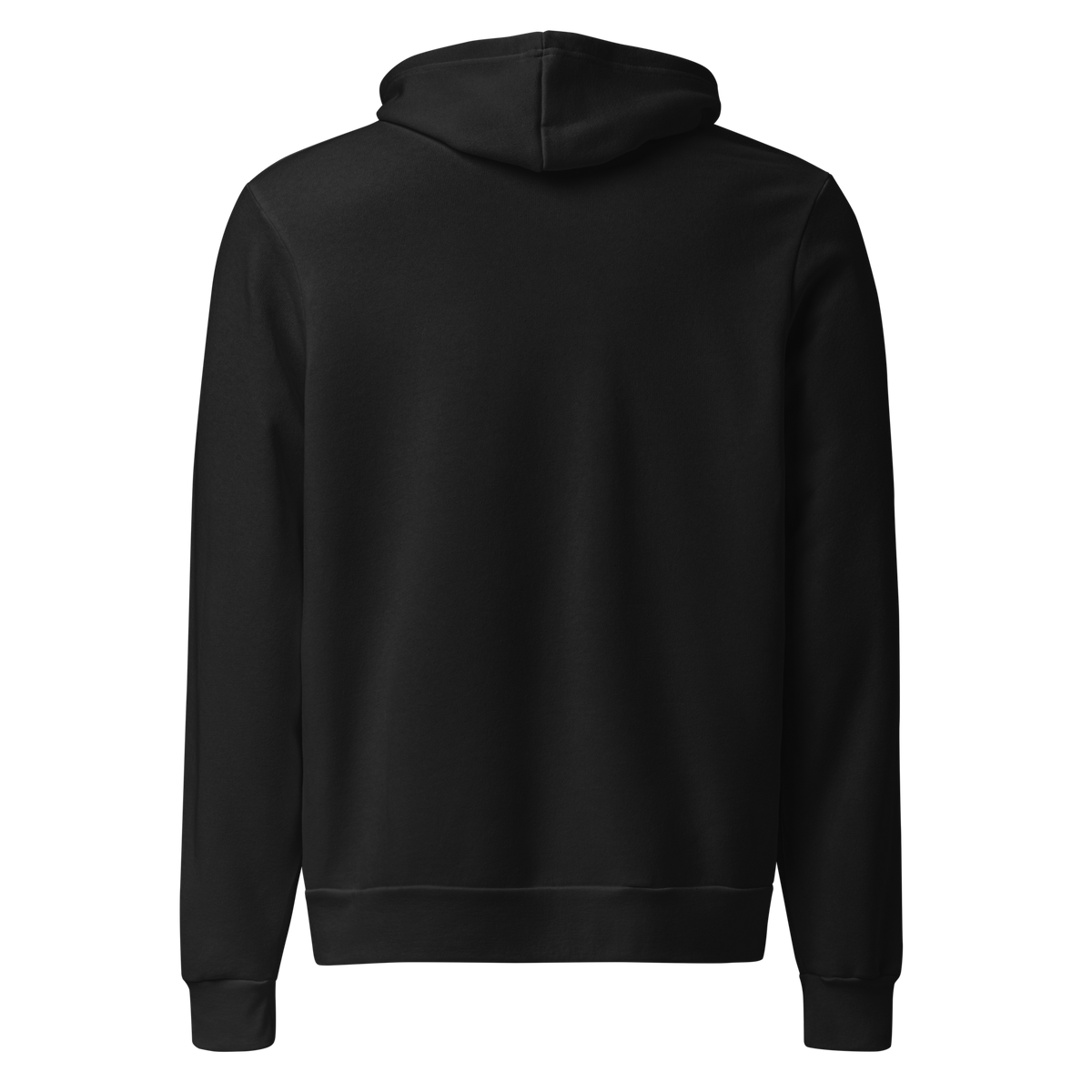 Off Duty Men's Hoodie in Black, back view