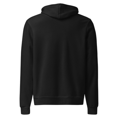 Off Duty Men's Hoodie in Black, back view