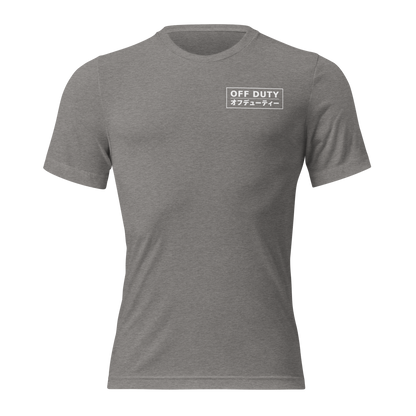 Off Duty Men's Triblend Tee in Gray, front view