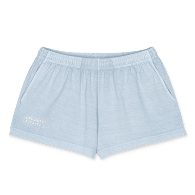 The Sunday Shorts in Light Washed Denim